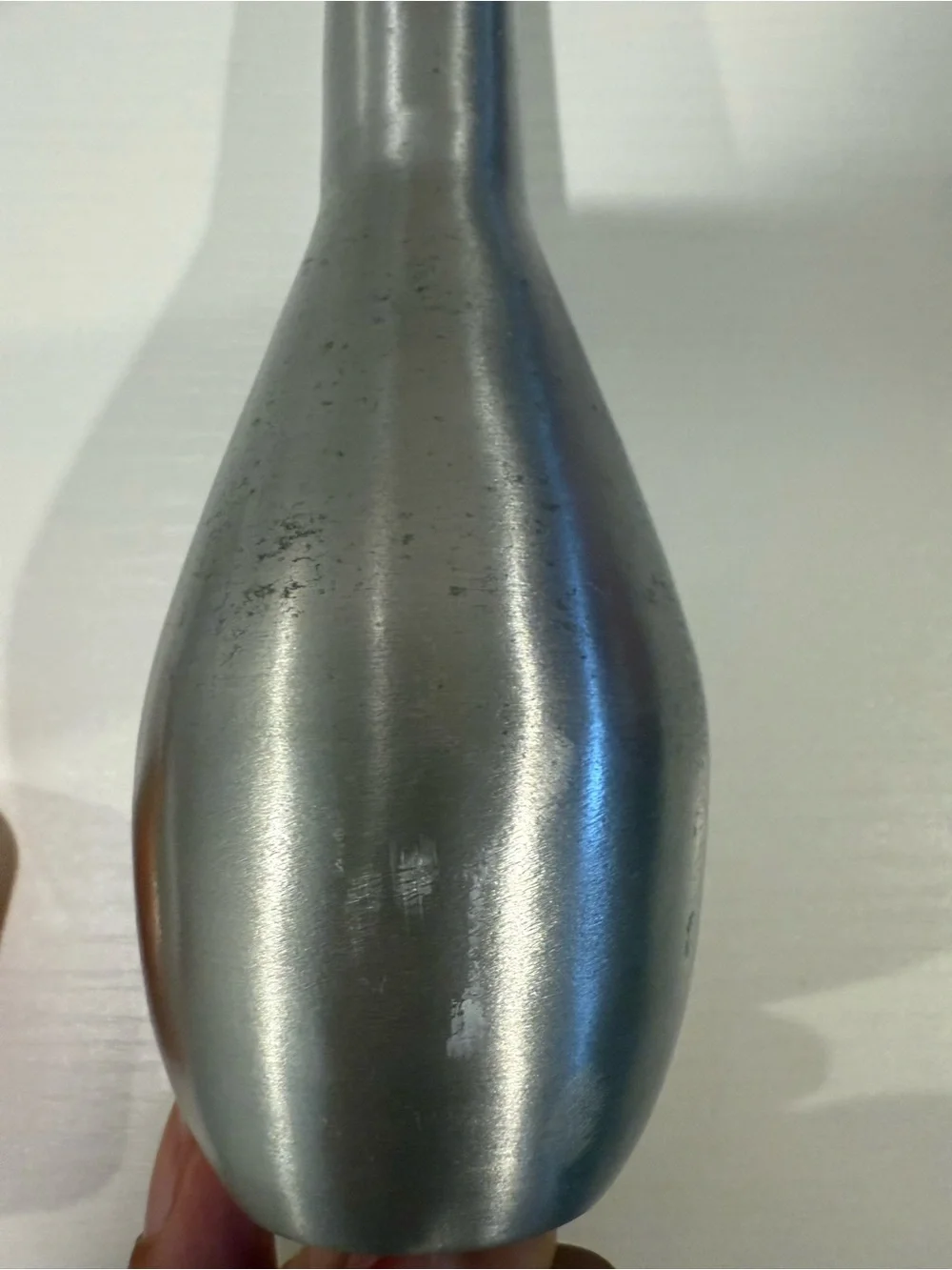 Vintage Silver Metal Decorative Bud Vases - Set of 3